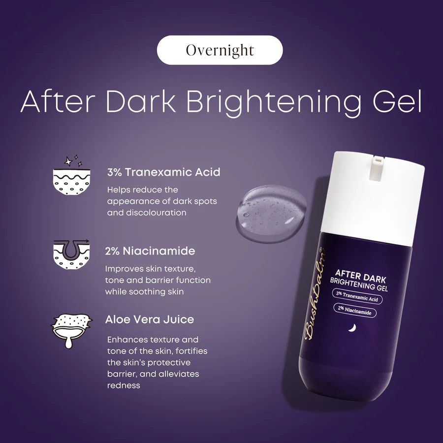 BUSHBALM After Dark Brightening Gel - 50ml