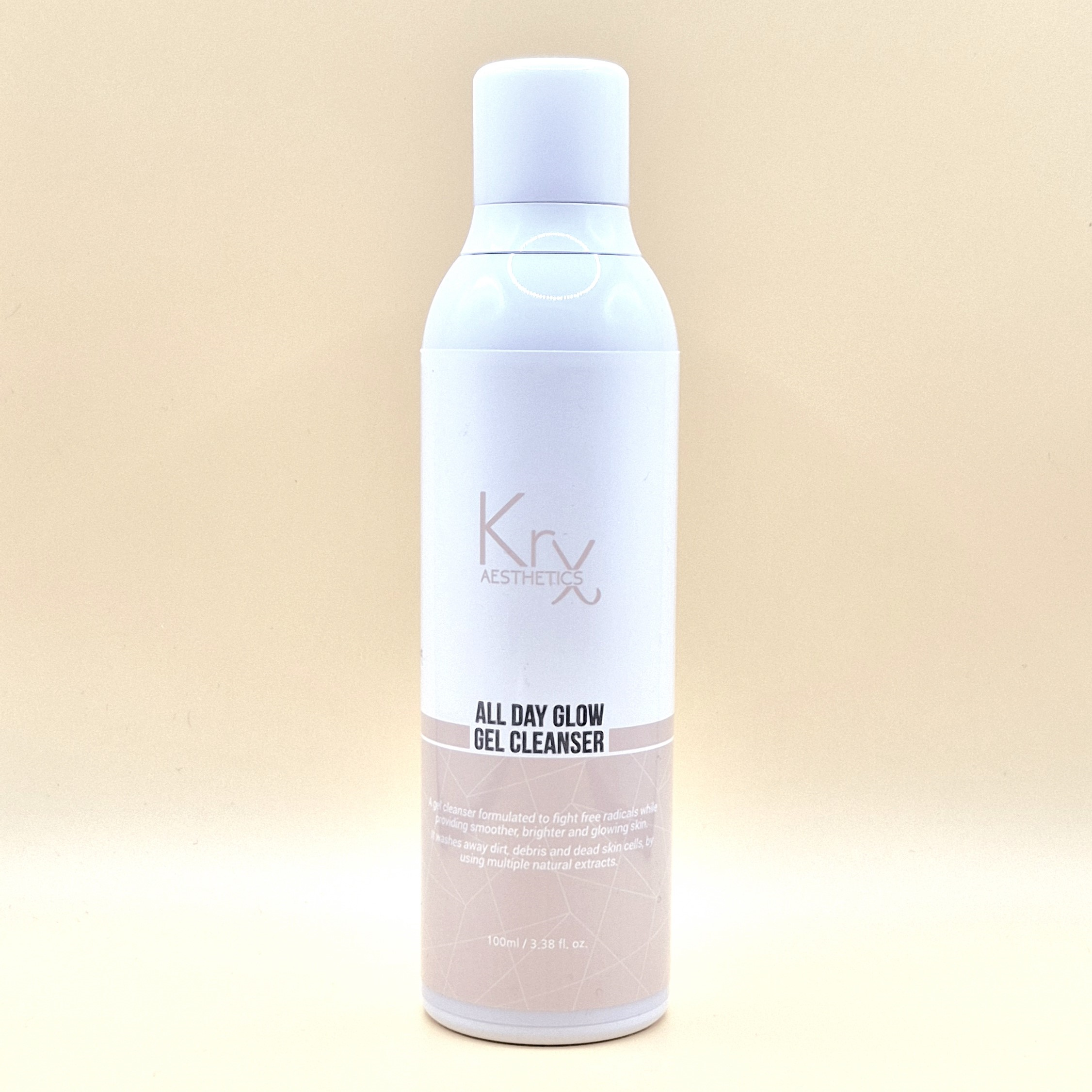KRX AESTHETICS All Day Glow Gel Cleanser - 100ml