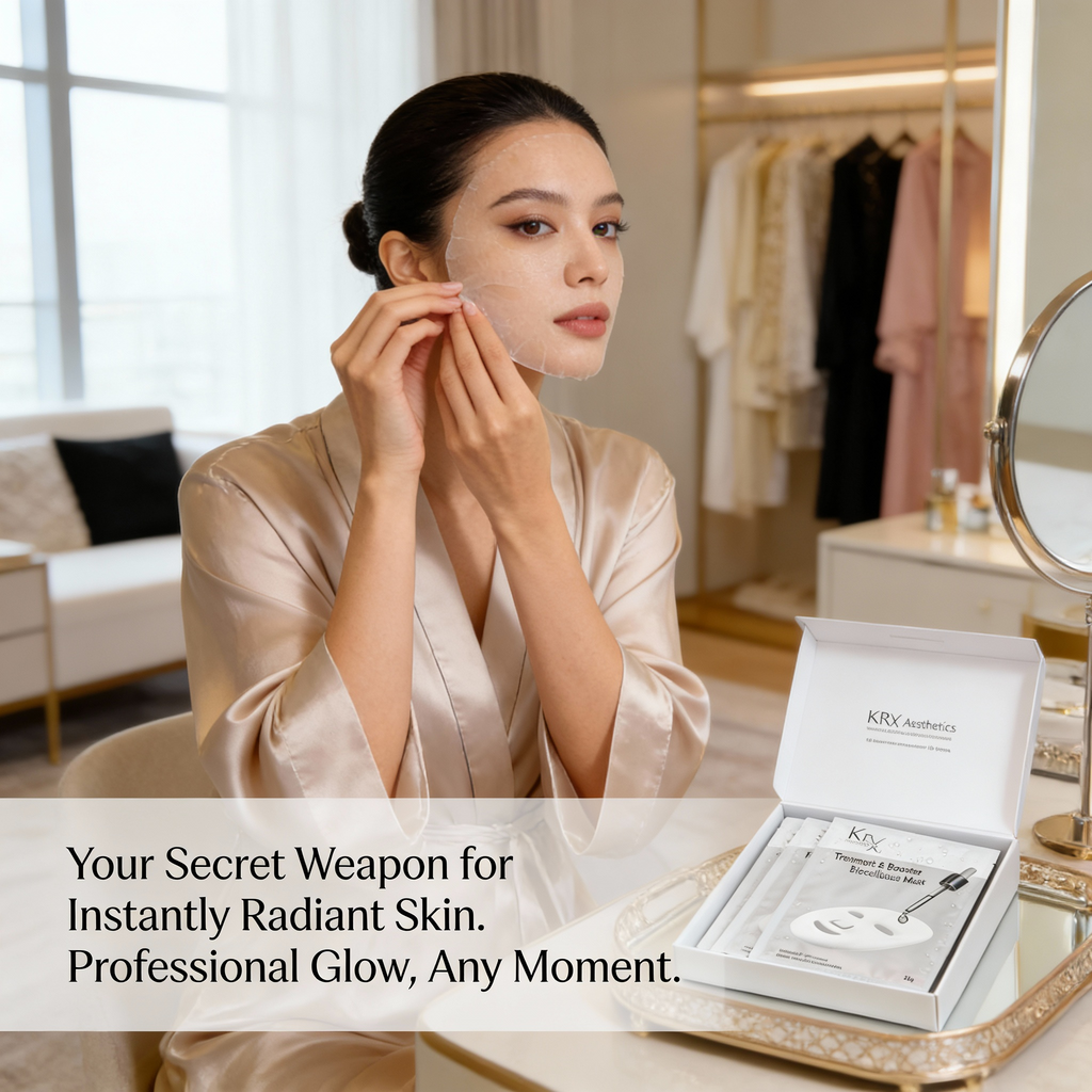 KRX AESTHETICS Booster Biocellulose Mask - 10 pack