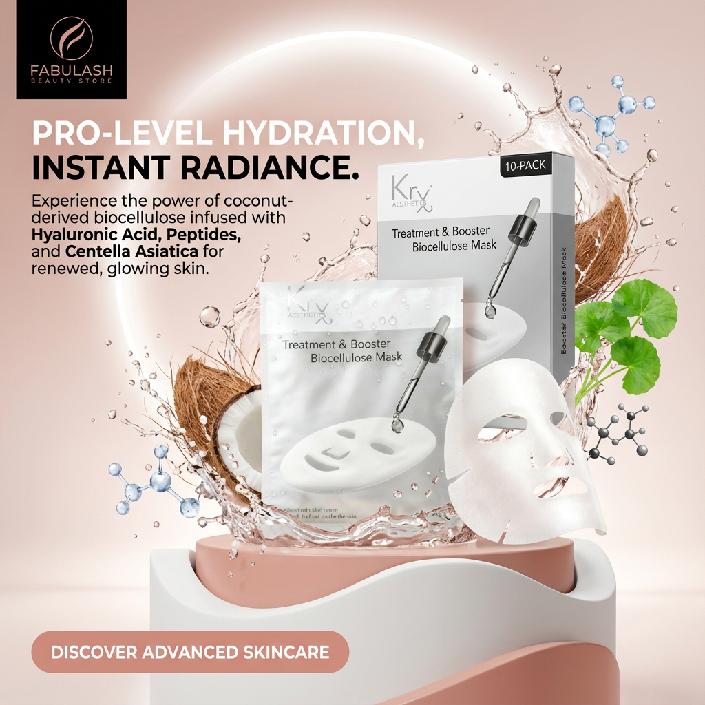 KRX AESTHETICS Booster Biocellulose Mask - 10 pack