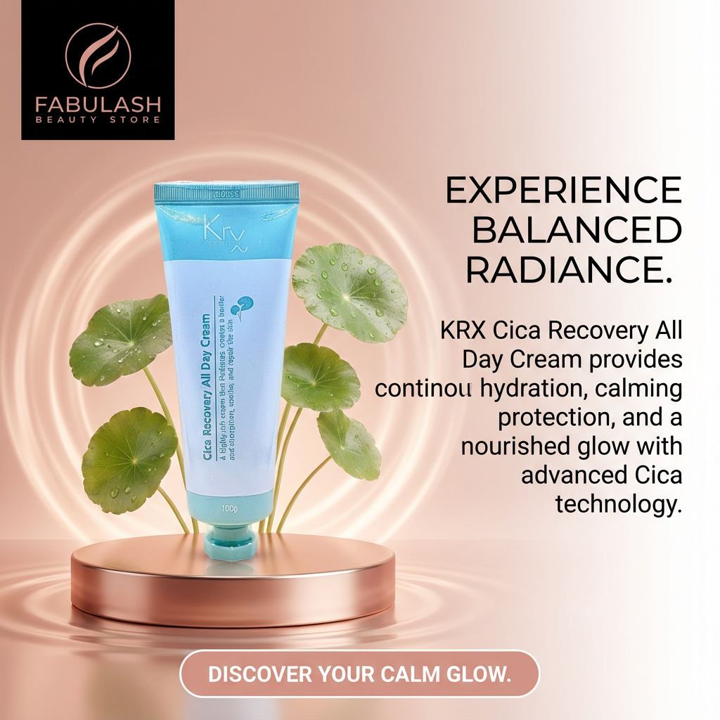 KRX AESTHETICS Cica Recovery All Day Cream - 100g