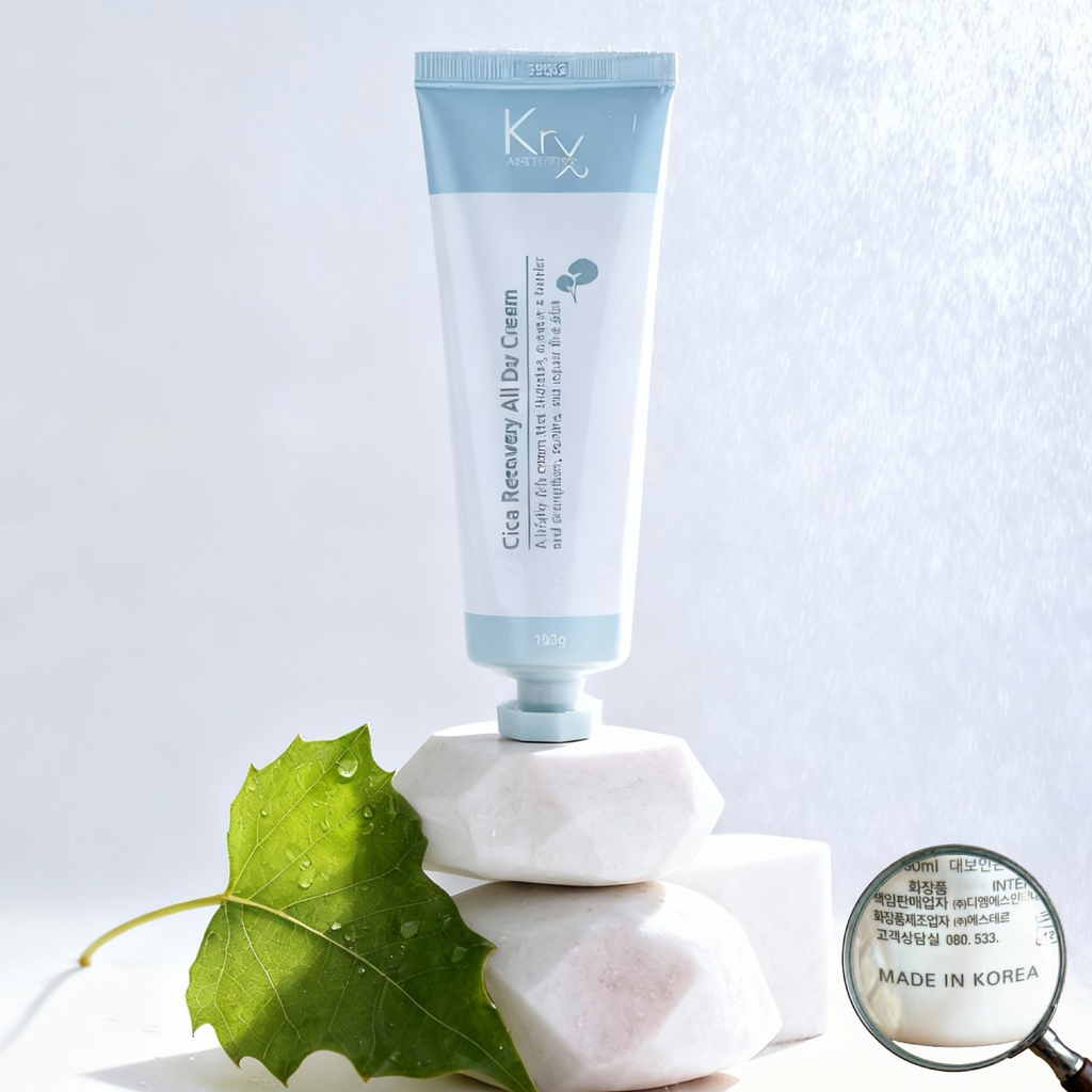 KRX AESTHETICS Cica Recovery All Day Cream - 100g