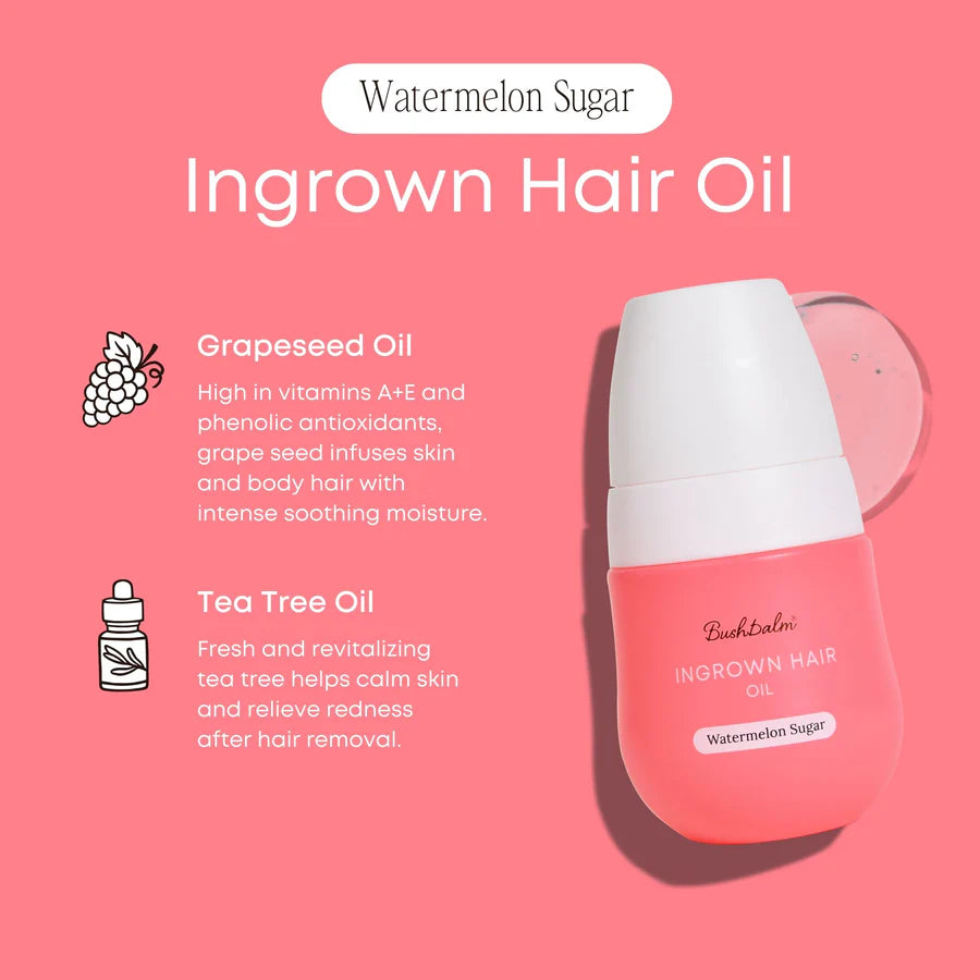 BUSHBALM Watermelon Sugar Ingrown Hair Oil - 30ml