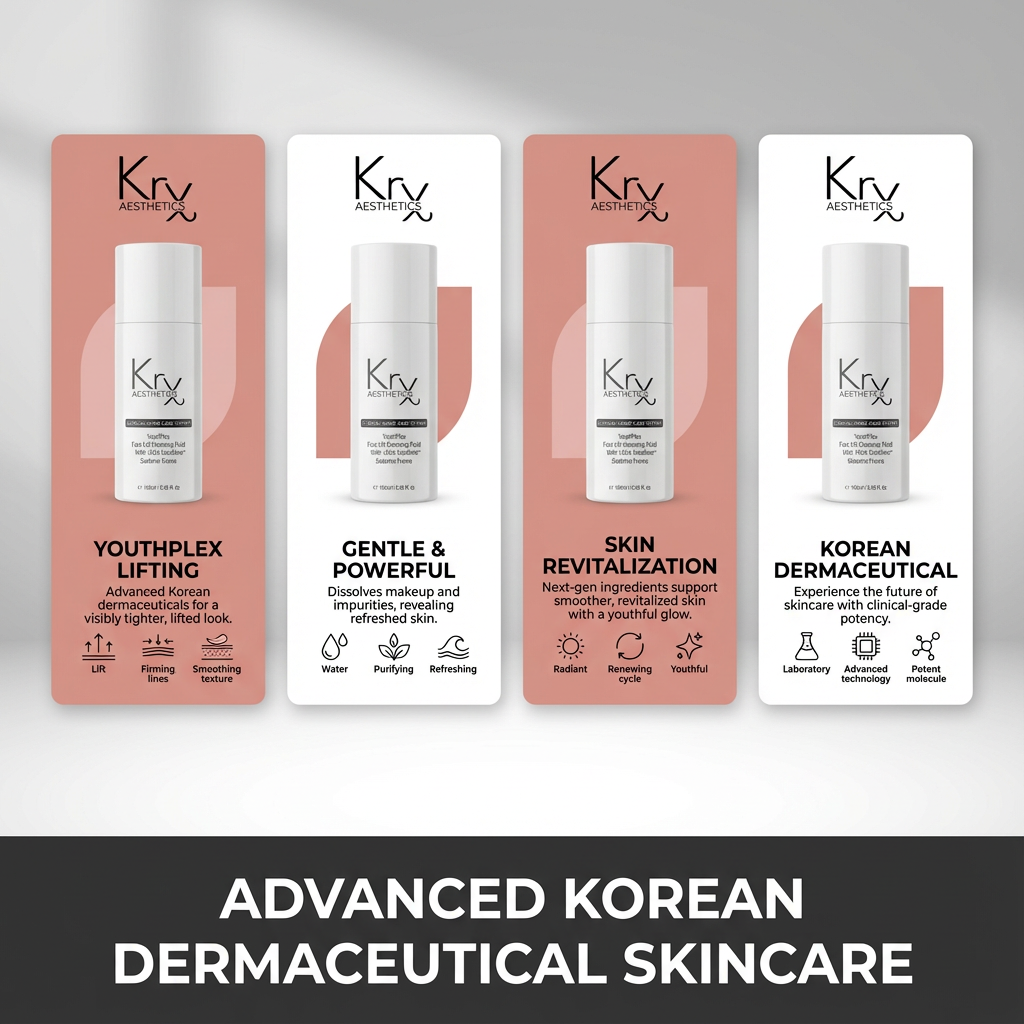 KRX AESTHETICS Youthplex Face Lift Cleansing Fluid - 100ml