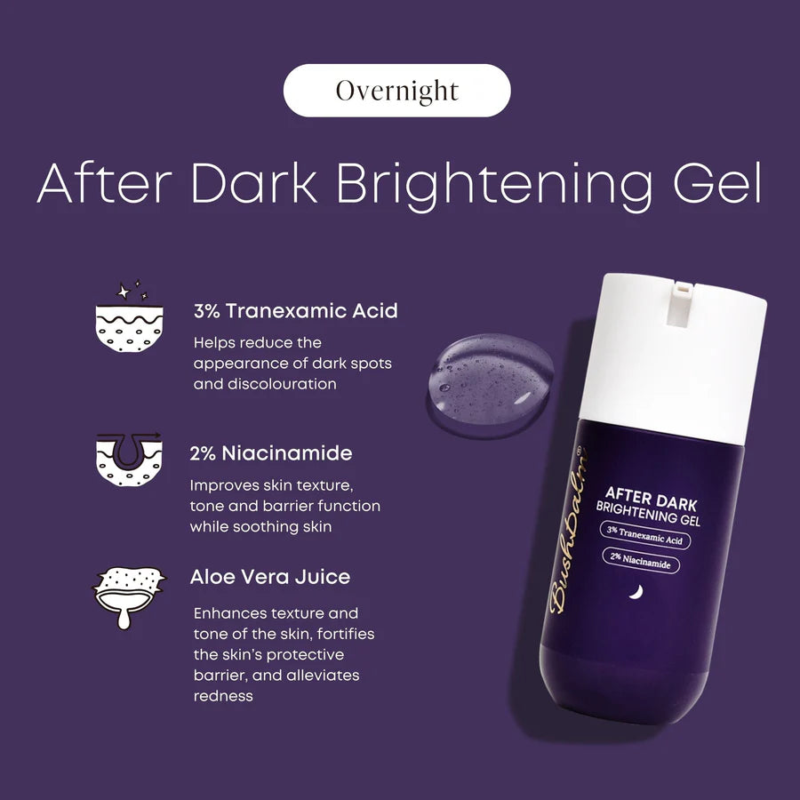 BUSHBALM The Overnight Brightening Routine