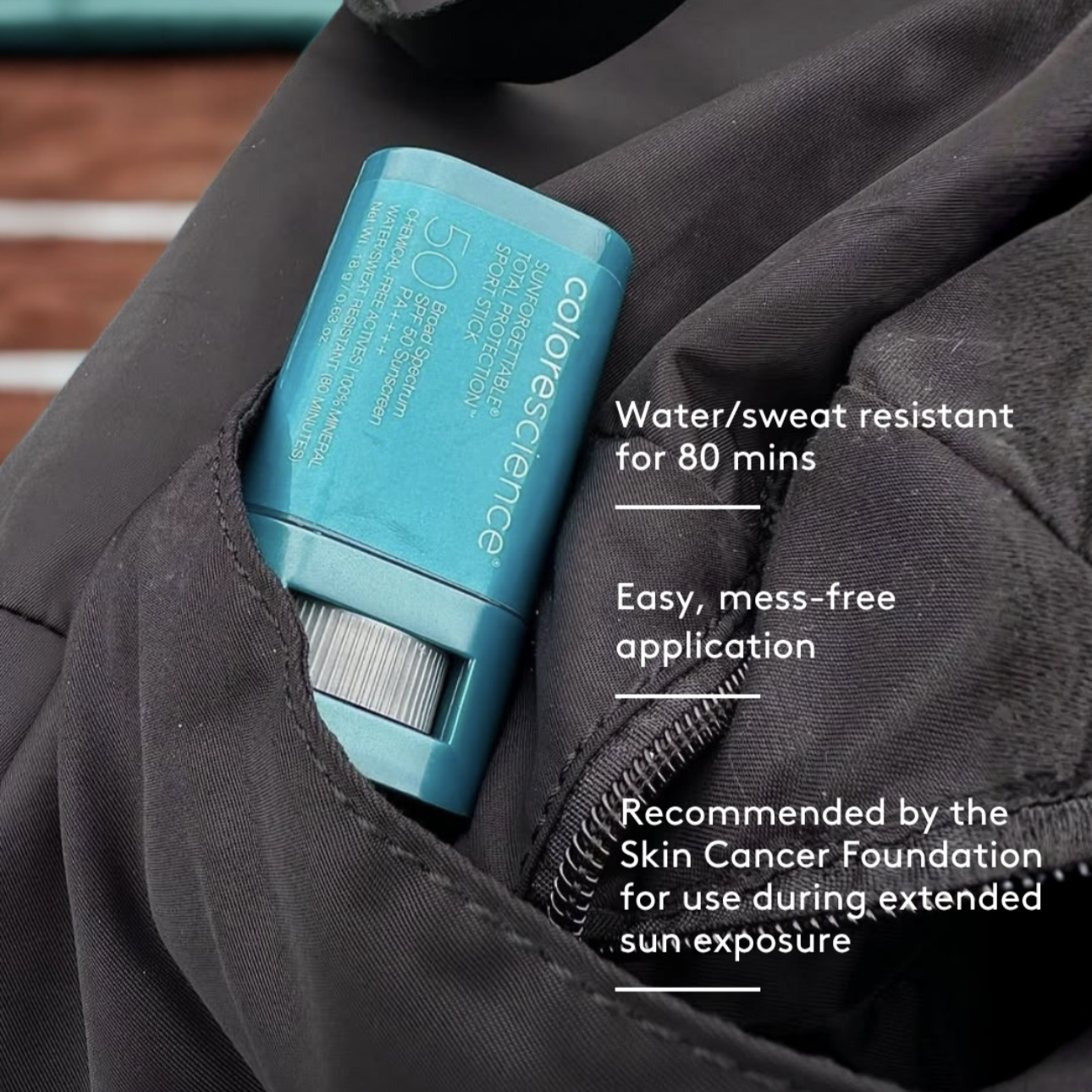 COLORESCIENCE Sunforgettable® EnviroScreen® Protection Sport Stick SPF 50 **HIS & HERS FAVORITE**