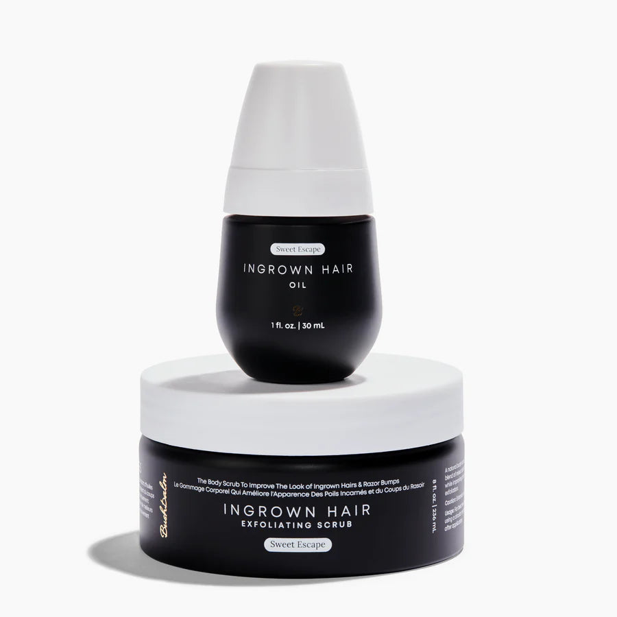 BUSHBALM Sweet Escape Ingrown Hair 2 Step Routine